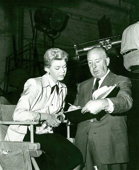 Doris Day With Alfred Hitchcock on the set of, 'The Man Who Knew Too ...