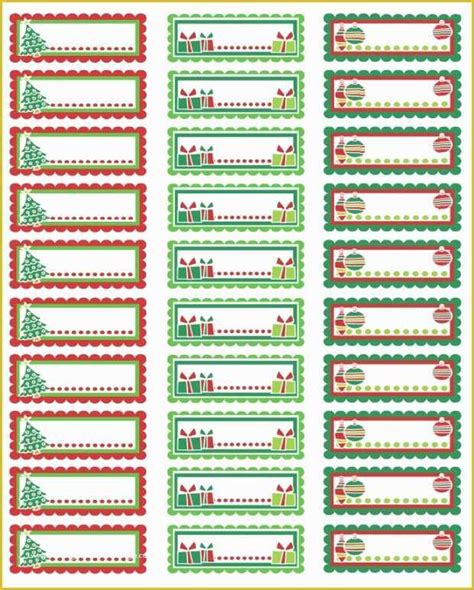 Free Christmas Return Address Label Templates 30 Per Sheet Of Christmas Return Address Labels ...