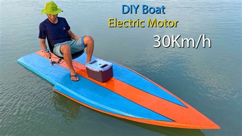 Chế thuyền từ xốp sử dụng Motor điện Ván Trượt 30Km/h | Boats from foam Electric Motor - YouTube