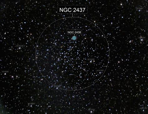 M46 cluster and NGC2438 planetary nebula, short acquisition ( Andrea Martignano ) - AstroBin