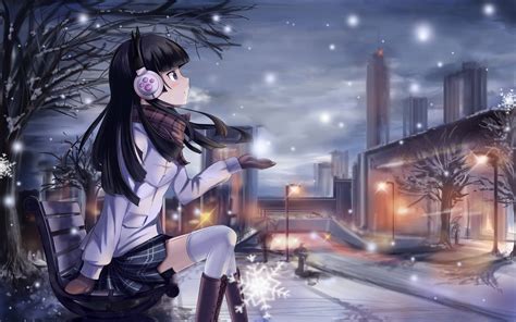 Winter Anime Wallpaper (80+ pictures)