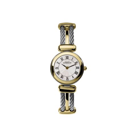 Herbelin Watches Women's Michel Herbelin Two Tone Cable Style Watch 17420/BT08 - Womens from ...