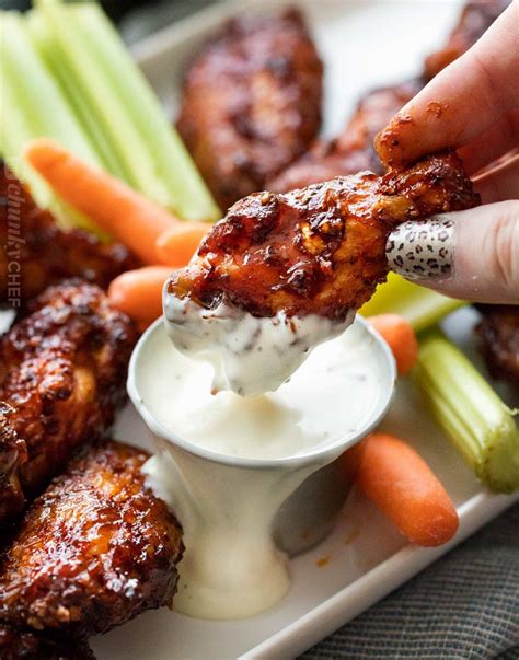 Bourbon BBQ Smoked Chicken Wings (Grill-ready too!) - The Chunky Chef