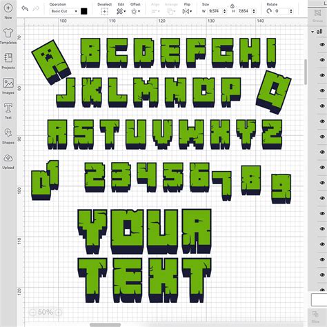 Minecraft Font Alphabet Svg Free Svg Files | The Best Porn Website