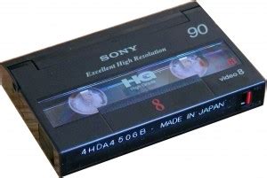 8mm to VHS Cassette adapter.