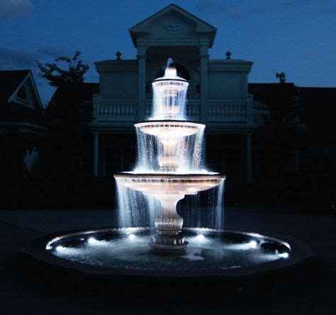 garden fountains with lights | Садовый пруд фонтан, Дворовые фонтаны, Садовые фонтаны