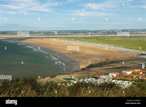 Westward Ho beach Bideford Bay Devon England landscape Stock Photo - Alamy