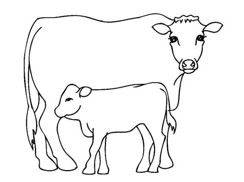 Cow Simple Drawing at GetDrawings | Free download