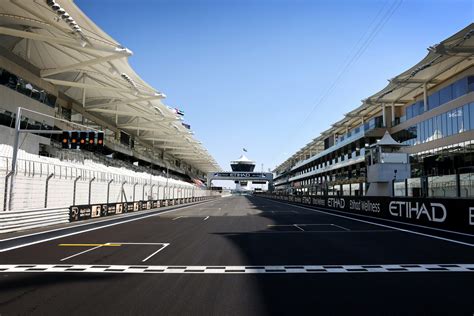 F1 Starting Grid 2020 Abu Dhabi Grand Prix Race at Yas Marina