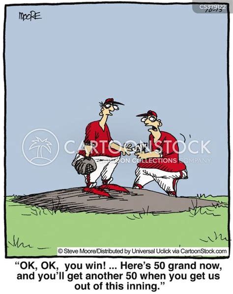 Playing Baseball Cartoons and Comics - funny pictures from CartoonStock