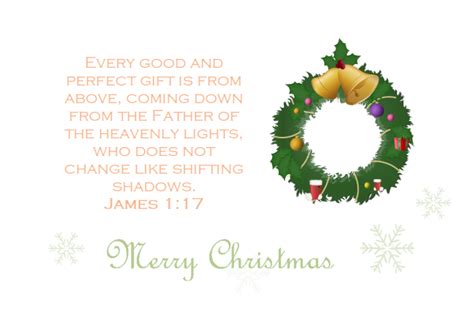 Bible Verse Christmas Card | Free Bible Verse Christmas Card Templates