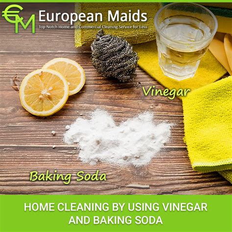 Home Cleaning By Using Vinegar And Baking Soda - Finest European Maids