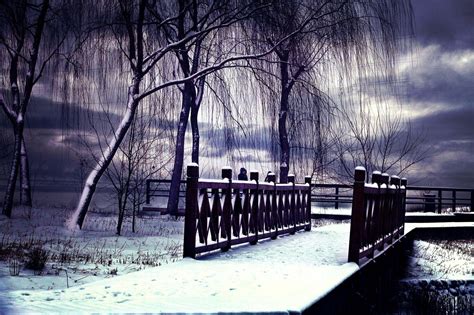 Winter Bridge Wallpapers - Top Free Winter Bridge Backgrounds - WallpaperAccess