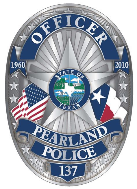 Badge - Pearland Police Badge - partial | ReadyToCut - Vector Art for ...