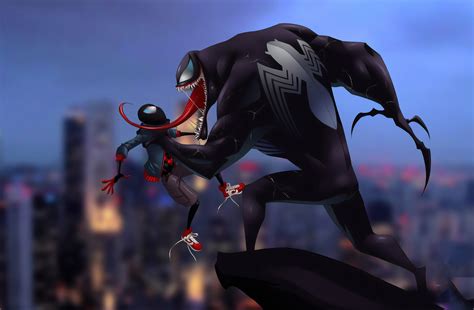 Spider Man And Venom Wallpaper