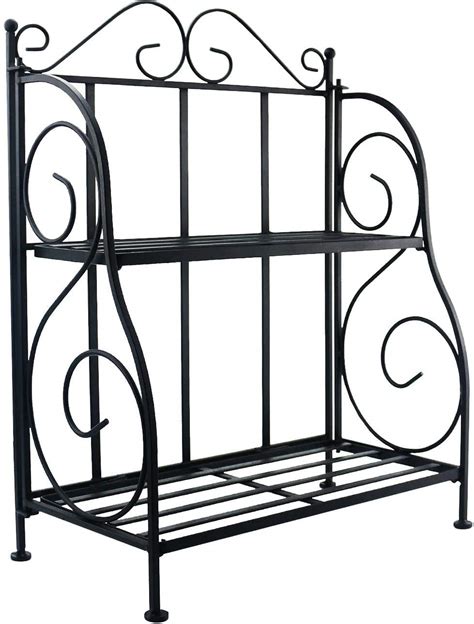 2 Tier Wrought Iron Kitchen Rack - Bywood