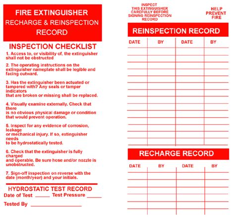 Fire Extinguisher Inspection Report Template, Use This Fire Marshal Inspection Checklist To ...