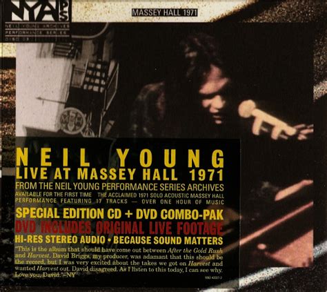 Neil Young – Live At Massey Hall 1971 – CD (Digisleeve) + DVD, 2007 ...