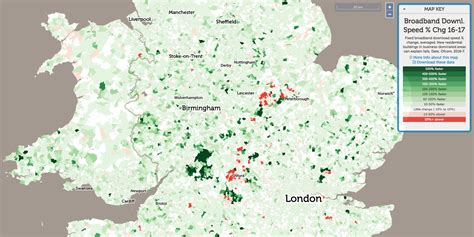 The UK’s Broadband hotspots and notspots mapped | CDRC Data