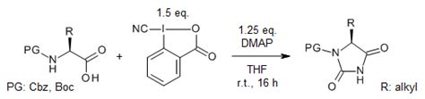 Hydantoin synthesis