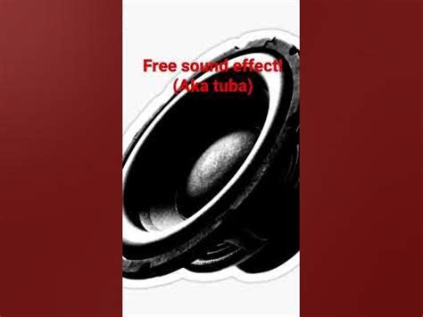 Free tuba sound effect! - YouTube