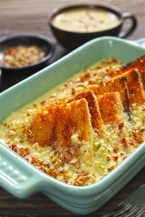 Baked Shahi Tukra Recipe - Fun FOOD Frolic