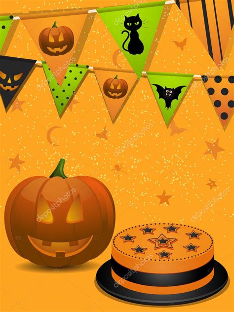 Halloween party background2 Stock Vector by ©elaineitalia 12397158