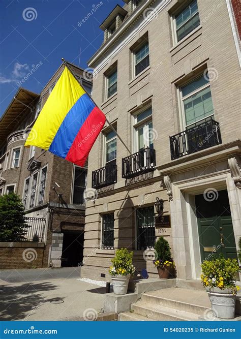 Embassy of Colombia in Washington DC Stock Image - Image of washington, district: 54020235