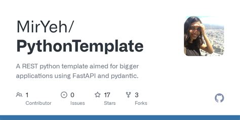 GitHub - MirYeh/PythonTemplate: A REST python template aimed for bigger applications using ...
