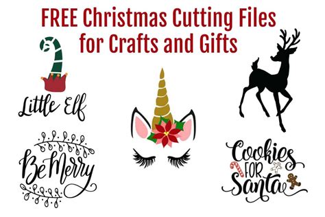 Cute and Not Boring Free Christmas SVG Files - You Will Use These!