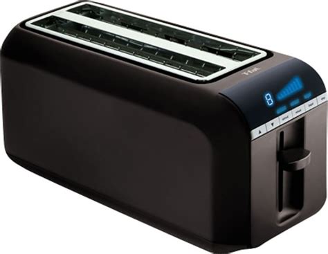 T-Fal 2-Slice Long-Slot Digital Toaster Black TL6802002 - Best Buy