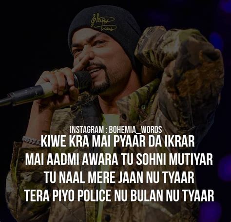 Bohemia Rapper Quotes