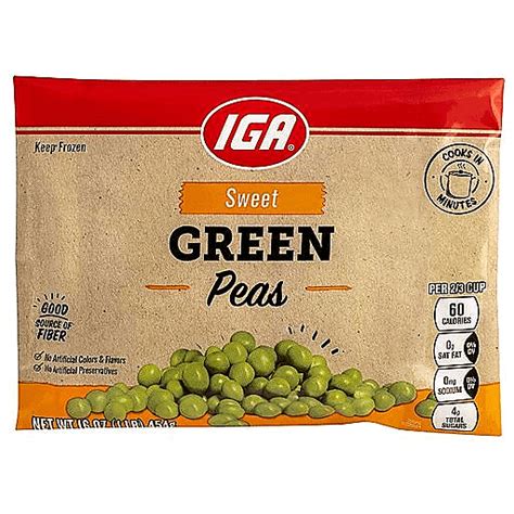 IGA Peas Green | Beans & Peas | Super Bear IGA