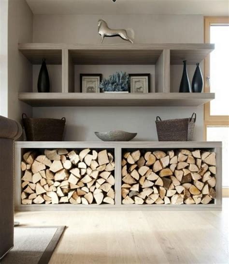 Creative Firewood Storage Ideas For Your Living Room Living Room Diy ...