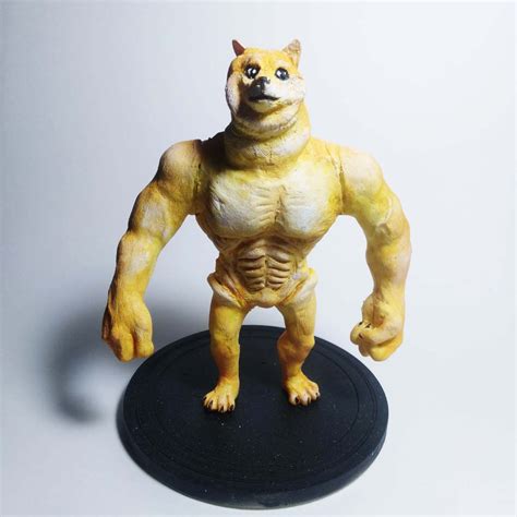 Buff Doge | I sculpt memes