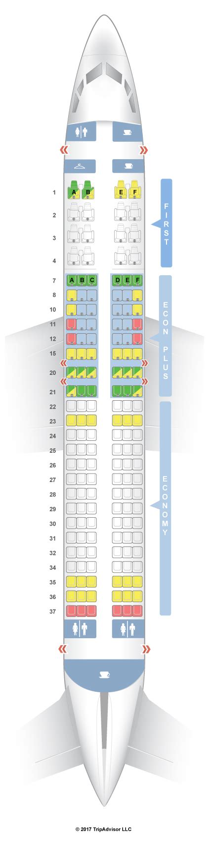 Boeing 737 800 United Seat Chart | Awesome Home