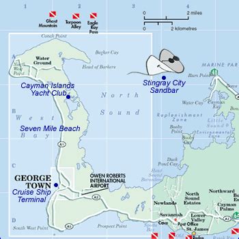 Stingray City map, Grand Cayman | Stingray city grand cayman, Grand ...