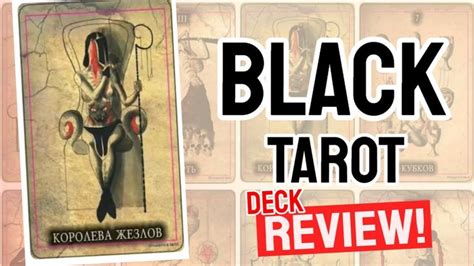 Black Tarot Review (All 78 Black Tarot Cards REVEALED!) | Tarot cards ...