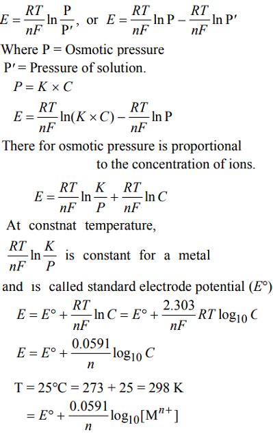 What is single electrode potential ? How would you calculate the single electrode potential ...