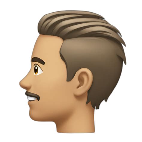 monkey with fade haircut | AI Emoji Generator