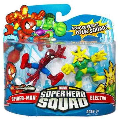 Marvel Super Hero Squad Series 9 Spider-Man Electro 3 Mini Figure 2 ...