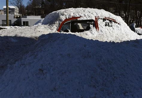 Snow piles up in Greenwich