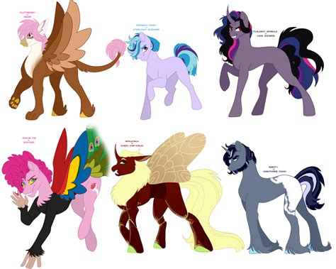 OPEN ADOPT - MLP - MANE 6 X VILLAINS by TheRainbowGod on DeviantArt