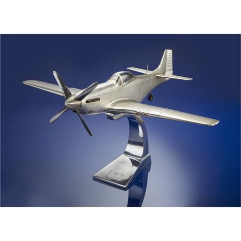 P-51 Mustang Aluminum Model | Propeller Military Aircraft | Aircraft ...