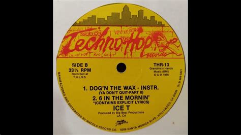 Ice T - 6 In The Mornin' (1986) - YouTube