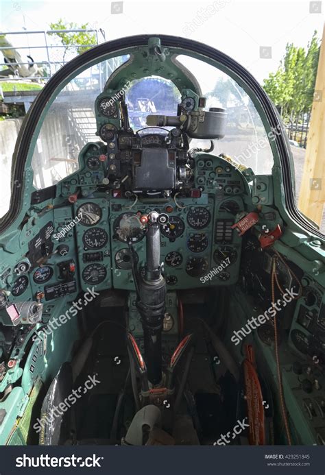 The Cockpit Of The Mig-21 Fighter Jet Stock Photo 429251845 : Shutterstock