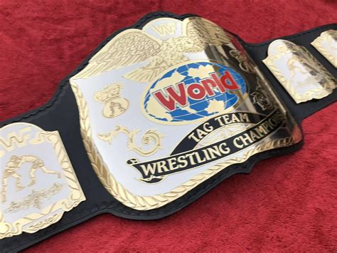 WWF WORLD TAG TEAM Brass Championship Replica Belt | Zees Belts