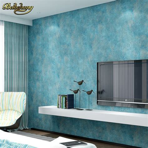 beibehang Modern simple plain papel de parede 3d Wallpaper Wall Covering Wall Paper Roll TV ...