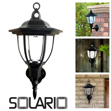 Amazon.com : Solar Powered Wall Lamp- Motion Activated Security Lights ...