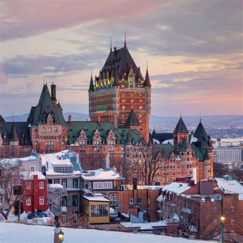 600x600 Fairmont Le Château Frontenac HD Winter Canada 600x600 ...